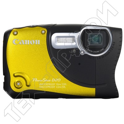 Ремонт Canon PowerShot D20